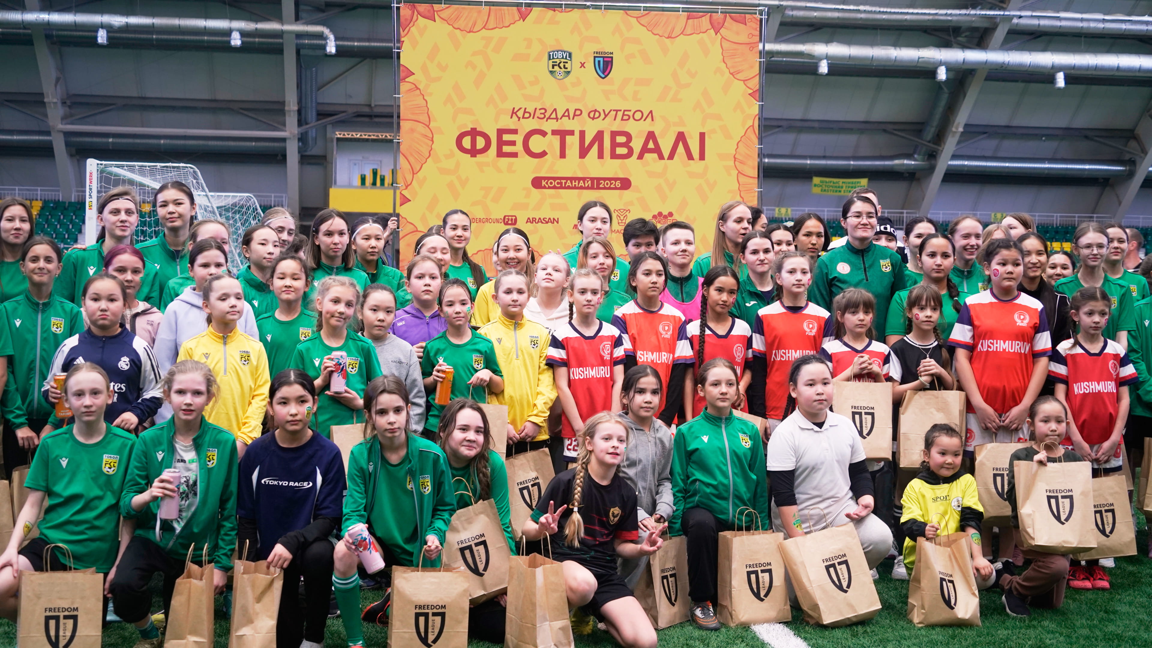 «Тобыл» және Freedom QJ League Қостанайда қыздарға арналған көктемгі фестиваль өткізді