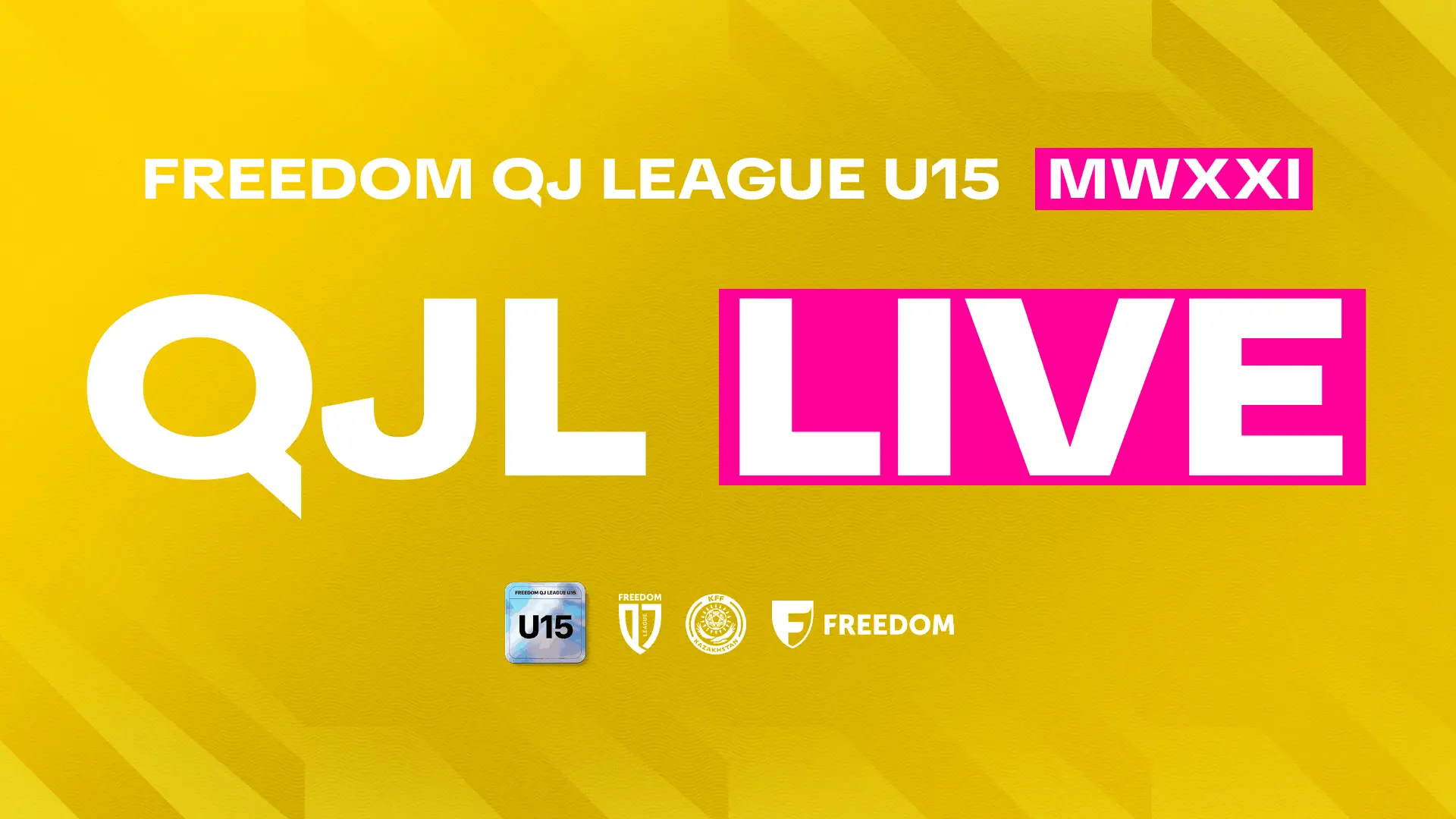 Live: Matchweek XXI Broadcasts – Freedom QJ League U-15