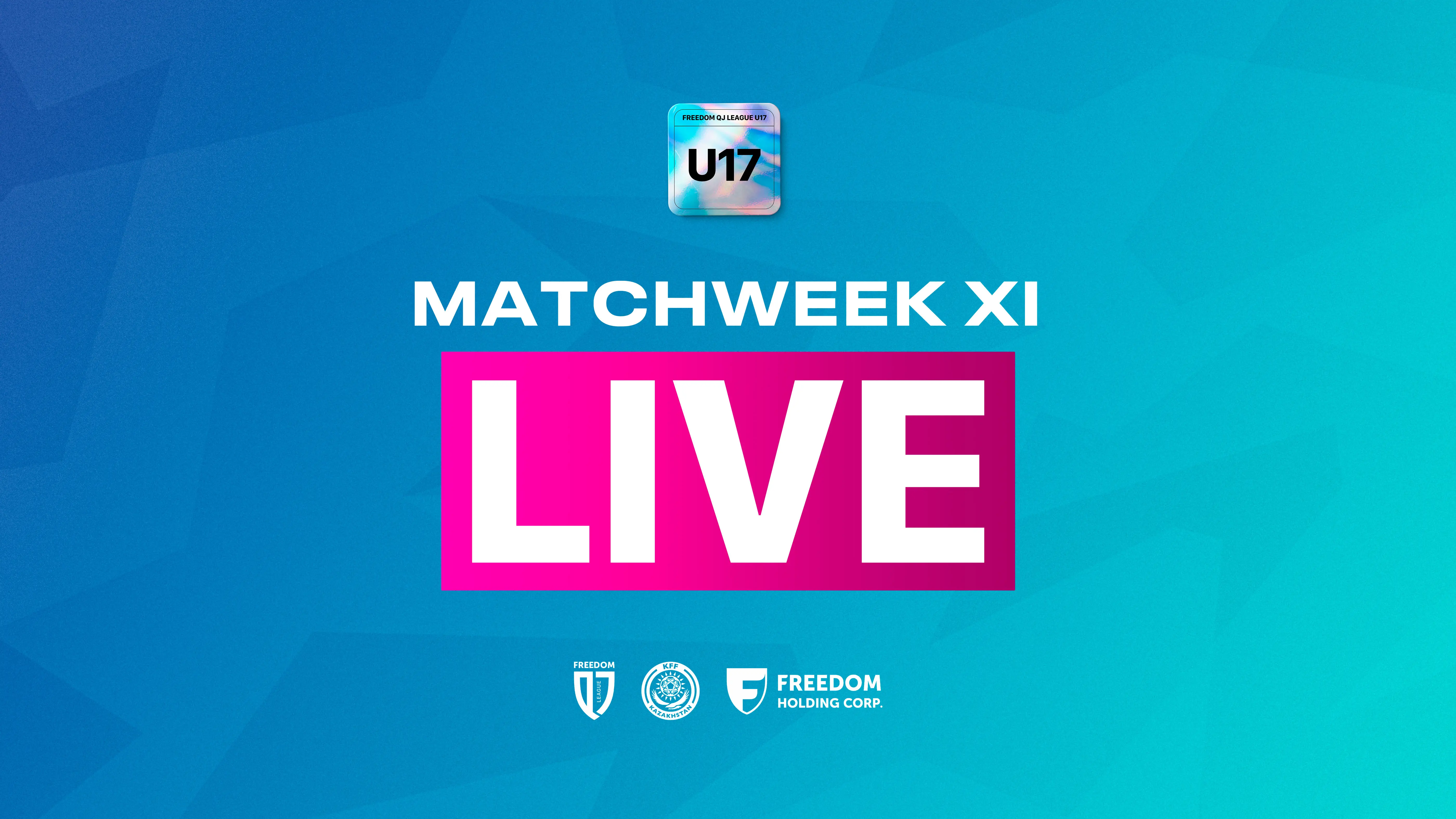 Freedom QJ League U17 XI турының тікелей трансляциялары