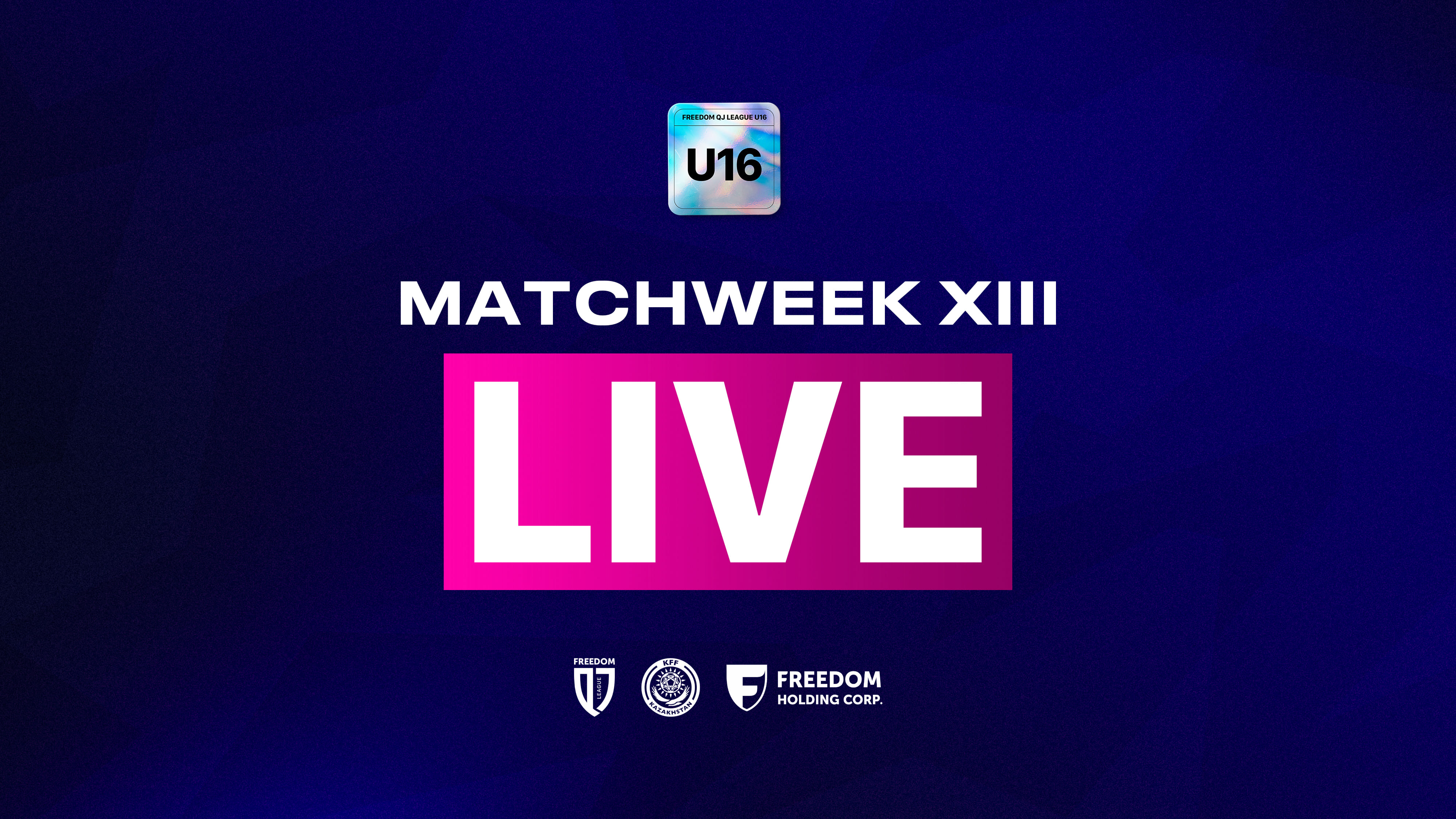 В прямом эфире: трансляции матчей XIII тура Freedom QJ League U16