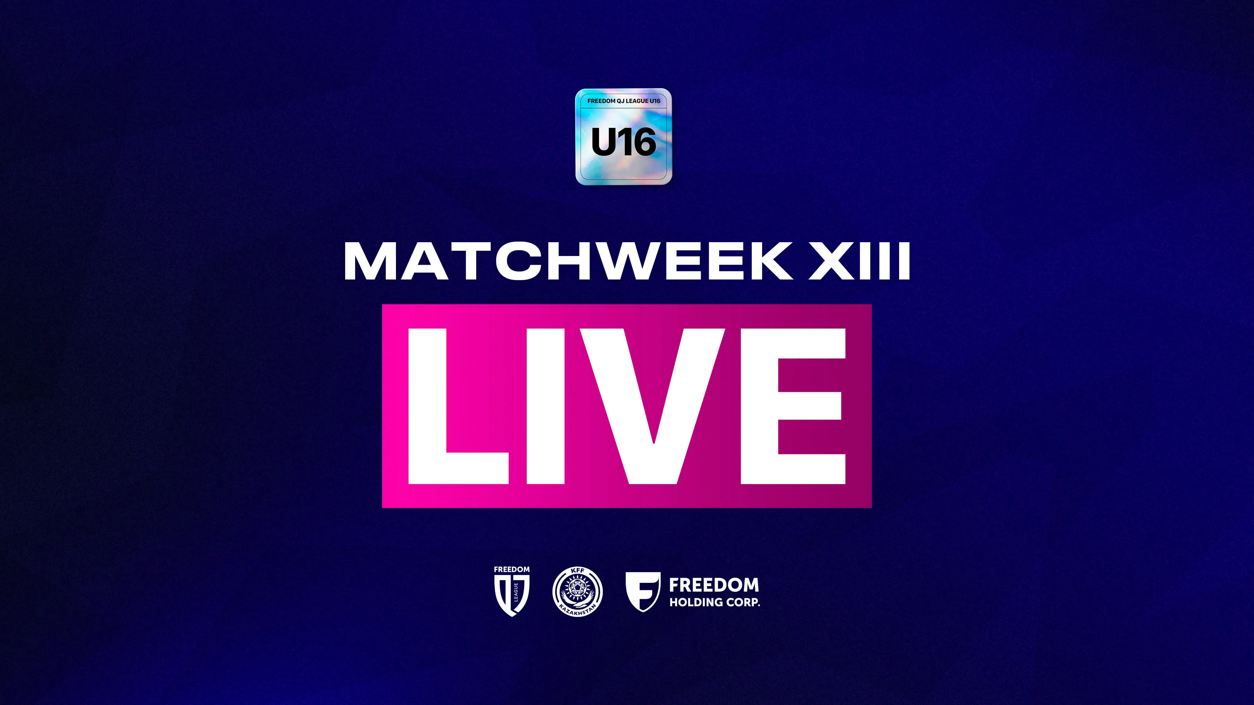В прямом эфире: трансляции матчей XIII тура Freedom QJ League U16