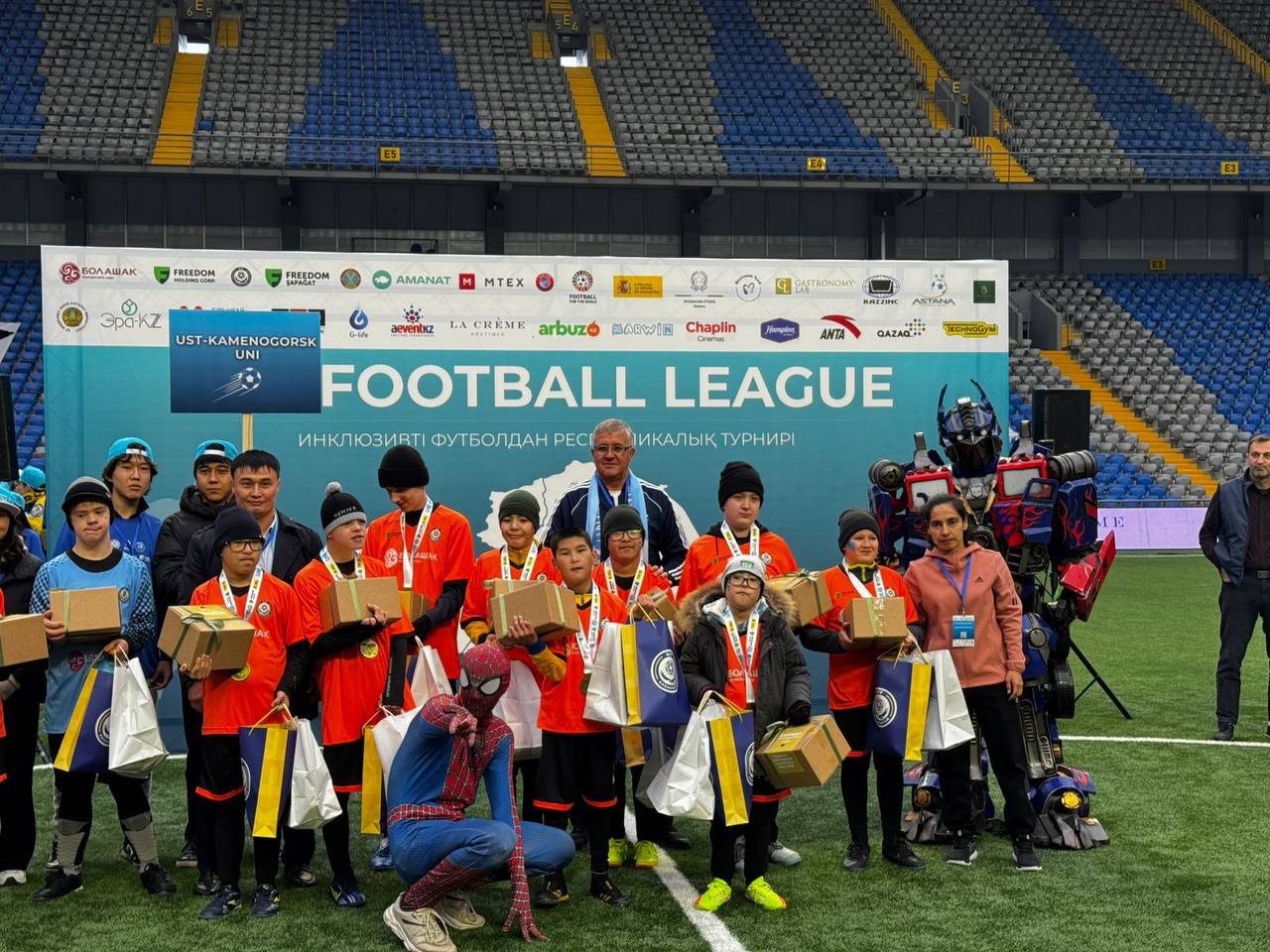 Evgeniy Yarovenko attended the inclusive UNI Football League tournament