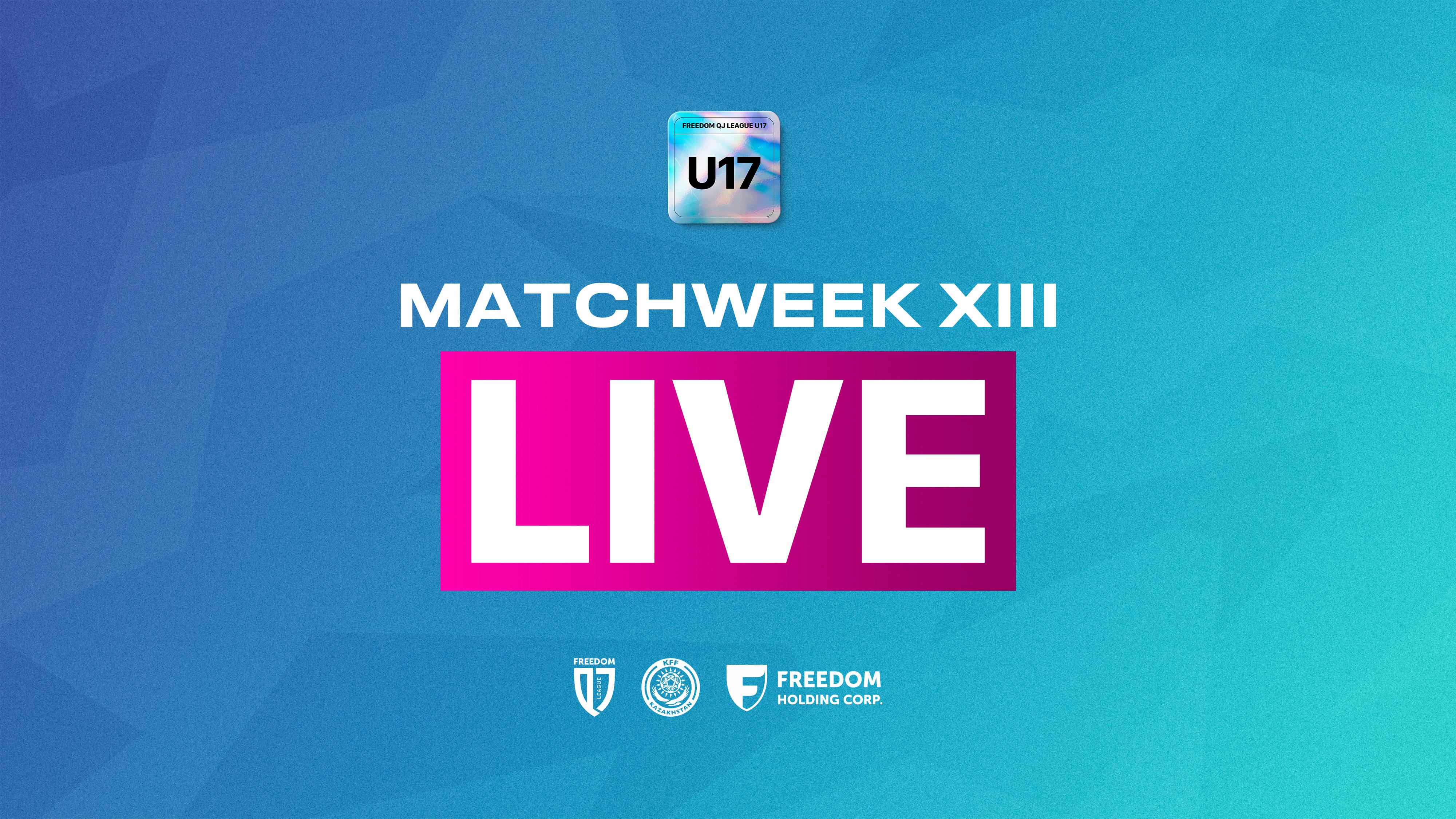 В прямом эфире: трансляции матчей XIII тура Freedom QJ League U17